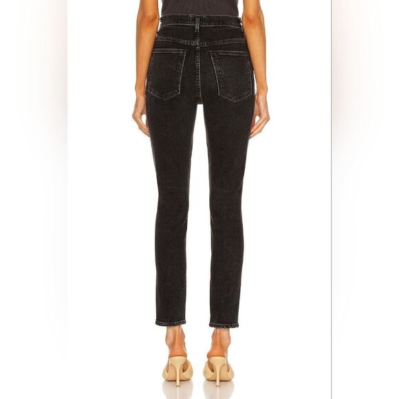 Agolde Pinch Waist Skinny Black Size 32 - Picture 3 of 10